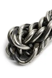 [UGO CACCIATORI] Chain Ring Silver