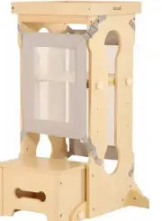 Toddler Standing Tower, Adjustable Height Toddler Kitchen Stool Helper for Kids
