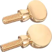 AKOOSY 2pcs Saxophone Neck Screws Durable Tightening Attach Screws for Soprano Alto Tenor Saxophone Easy Install Replacement Parts
