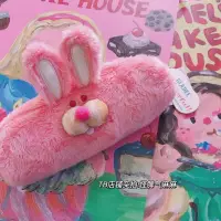 在飛比找蝦皮購物優惠-日本正版GLADEE可愛粉色兔子AirPods耳機包兔子毛絨