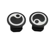 Ergon GP1 Bar Plugs (White Logo) [42480016]