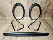 EXPRESS Combo Flush Satin Matt Black Exterior Trims for MINI Cooper R50 R52 R53 (for: Mini)