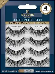 Eylure Dramatic Definition No. 126 Eyelashes Multipack, 4 Pairs