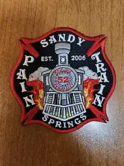 "THE PAIN TRAIN" fire department patch