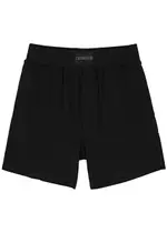 Calvin Klein Logo Stretch-cotton Shorts - Black - M M