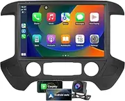 For Chevrolet Silverado GMC Sierra 2014-2019 Android Radio Stereo With control knob Head Unit 13-Inch 1920*1200 HD Touch Screen with Android Auto CarPlay 5G WiFi GPS Navigation DSP Backup AHD Camera