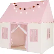 Spacious 52" Kids Tent with Star Lights & Washable Mat - Perfect for Playdates