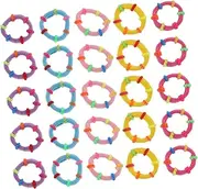 AUTSUPPL Elastic Hair Bands 200pcs Ponytail Holders for Girls Small Hair Elastics Hair Ties for Girls Baby Girl Hair Ties Multi-Use for Dreadlocks Braids