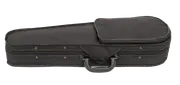 V-Case 1/8 Size Violin Case Moulded Poly Black Nylon Cover