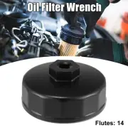 74mm 14 Flutes Oil Filter Wrench Socket Remover Tools for Mercedes Benz Black