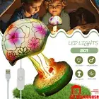 AU Mushroom Lamp Resin USB Connection Bedside Night Light Table Decoration Gift