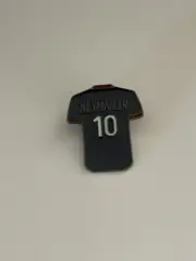 Brazilian Soccer Player Neymar Jr #10 PSG Football Shirt Enamel Lapel Pin