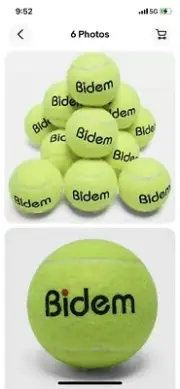 Case of 12 Bidem Tennis Balls Pressurized training Brand New