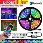1-5M RGB LED Strip Lights USB Bluetooth Music Colour Changing Lamps Room TV Back