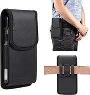 Cell Phone Belt Holster Case With Clip Compatible with iPhone 14,14 Pro,13,13pro,12,12pro,11,11 Pro,XS,X,XR,Compatible with Galaxy Note10,S23,S22,s21,s20,s10,S9,S8,A41, Belt Clip Pouch Holster(Fits Ca