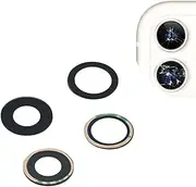 MEEFIX Rear Back Camera Cover Glass Lens Replacement, Pre-Installed Adhesive Glue for iPhone 11 (6.1 inch)