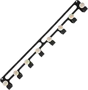 MAGICLULU Versatile Wall Mounted Key Holder Coat Rack with Hooks Space Saving Metal Wall Hook for Keys Coats and Accessories No Drill Installation for Easy Setup Stylish Design