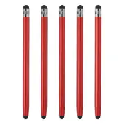 5pcs Stylus Pens for Touch Screens Capacitive Stylus Pen, Red