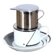 Vietnamese Stainless Filter Steel Coffee Cup Drip Maker Infuser
