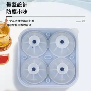 【The Rare】足球造型矽膠冰格 食品製冰器 威士忌圓形製冰盒 冰塊模具 冰格製冰器