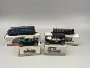 Lot Of 4 Readers Digest 1/64 Cars Trains Simplex Reo Log Car Locomotive