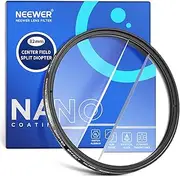 NEEWER 82mm Center Field Split Diopter Effect Filter, Camera Linear Prism K9 Optical Glass Filter with Aluminium Frame, Blurred Refraction Foreground Repeated Color Effect Camera Lens Accessories