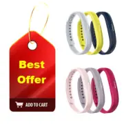 NEW Fitbit Flex 2 Accessories Classic Wristband Band 3-Pack (Sport, Pink) Large