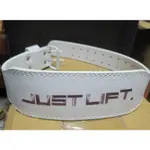 JUST LIFT 健身腰帶  健身護腰 全新品 淺色系 女性適合款