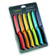Scanpan Spectrum Steak Knife Set - Coloured | 6 Piece