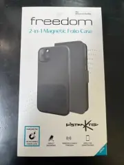 Distrakted Freedom 2-in-1 Magnetic Folio Case for iPhone 12 Pro Max Black