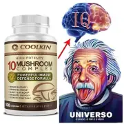 10 Mushroom Complex - Lions Mane,Reishi,Shiitake,Chaga,Nootropic Brain Memory