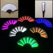10inch LED Light Chinese Hand Fans Held Folding Fan DJ Party Stage Lighting Bar