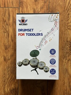 Kid's Drum Set Beats Toy Ideal Music Learning Toy for Toddlers