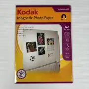 Kodak Magnetic Photo Paper Brand New Sealed A4 High Gloss 5 Sheets Free Postage