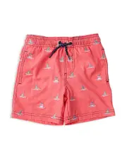 Shade Critters Boys' H2O Shark Embroidered Swim Trunks - Little Kid