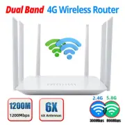 1200Mbps 3G/4G/5G LTE Wifi Router Dualband Modem Mobile Hotspot Unlock SIM Card