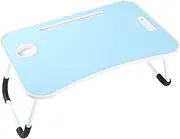 Laptop Bed Desk - Multifunctional Bed Desk, Compact Work Desk | Foldable Breakfast Tray Laptop Bed Stand, Bed Computer Table for Laptop, Tablet, Reading and Writing Bed Laptop Holder