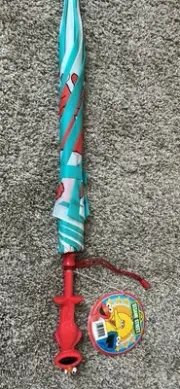 Elmo Sesame Street 90s Umbrella VINTAGE WITH TAGS NEW