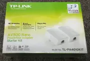 TP-LINK AV500 Nano Powerline Adapter Starter Kit Model TL-PA4010KIT