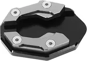 TINEASUR Motorcycle Base Motorcycle Side Foot Pad Side Kickstand Extension Plate Motorcycle Kickstand Extension Pad Side Stand Plate Pad Kickstand Enlarger Extension Pad Plate