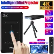P9 2+32G Mini Smart Android Projector HDMI USB TF Wifi HD 4K Home Cinema