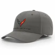 Next Generation C8 Corvette StayDri Performance Hat - Charcoal