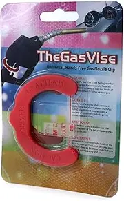 TheGasVise Hands-Free Gas Nozzle Gripper - Red