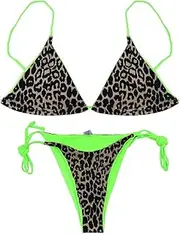 [Generic] Women Two Piece Swimsuit Sexy Swimwear Halter String Triangle Bikini Sets