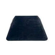 Heeve 125mm Solid Rubber Wheelchair Threshold Door Ramp With Winged Edges H0132