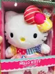 大賀屋 日貨 HELLO KITTY 45週年 限量 娃娃 布偶 布娃娃 玩偶 抱枕 正版 L00011282