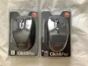 brand new Click It Pro Wireless Optical Mouse 1600 dpi resolution sealed