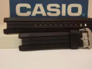 Casio Watch Band ERA-100 Black Resin Strap/Edifice Tachymeter ERA100. Watchband