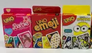 UNO Bundle of - Card Games Minions, Barbie, Emojis, - Read Description