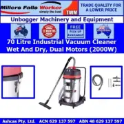 Millers Falls TWM 70 Litre Industrial Canister Vacuum Cleaner